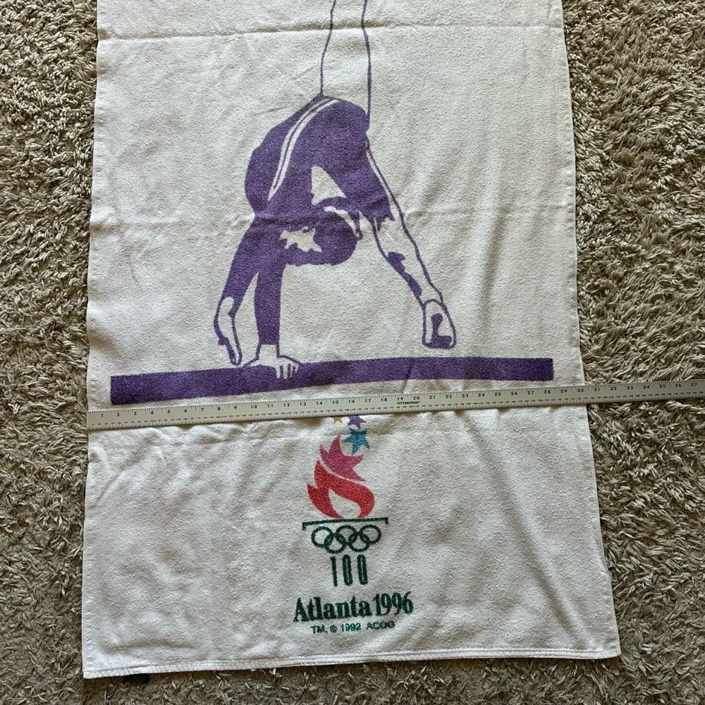 Cannon Olympic Games Collection 52”x30” 1996‎ Atlanta Olympics Gymnastics Towel